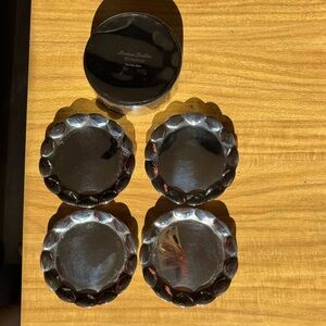 Monique Lhuillier Waterford Silver Coasters Set